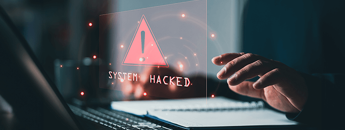 Hacker breach system