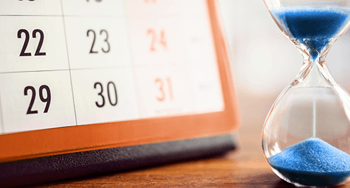CMMC Requirements Deadline Hourglass